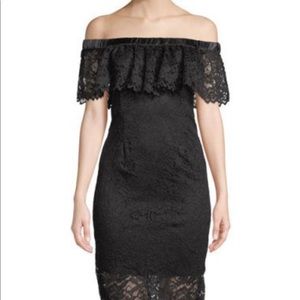 Betsey Johnson black lace dress NWT, $55